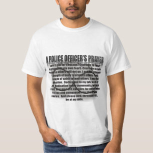 Politieagent Prayer T-shirt