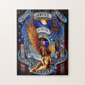 Politieagent Puzzle Legpuzzel (Verticaal)