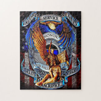 Politieagent Puzzle Legpuzzel