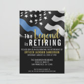 Politieagent Recht handhavingspartij Kaart (Staand voorkant)