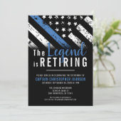 Politieagent Recht handhavingspartij Kaart (Staand voorkant)