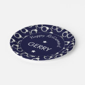 Politieagent Recht handhavingspartij Papieren Bordje (Gekanteld)