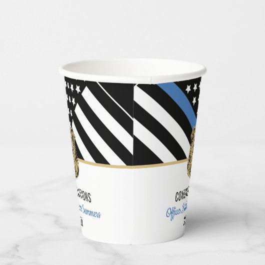 Politieagent Rechtshandhavingsacademie Papieren Bekers (Rechts)