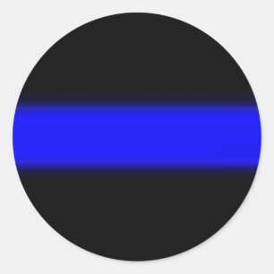 politieagent ronde sticker