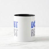 Politieagent Shirt dun blauwe lijn Donut weerstand Mok (Midden)