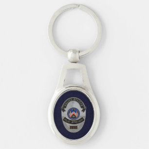 Politieagent Sleutelhanger