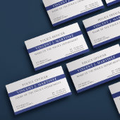 Politieagent Thin Blue Line Politieafdeling Visitekaartje