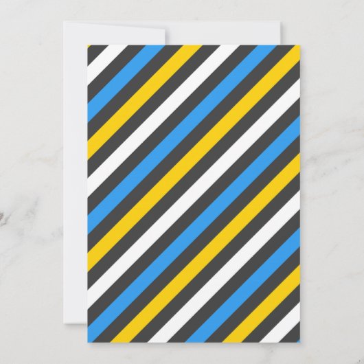 Politieagent van de Birthday-uitnodiging Kaart (Achterkant)