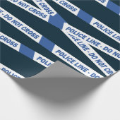 Politieagent Verjaardag Pensioen Kantoor Joke Cadeaupapier (Hoek)