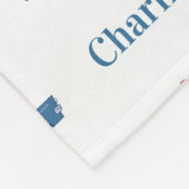 Politieagent Verjaardagsfeestje Custom Fleece Deken (Hoek)