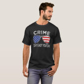 Politieagent verkleedde vandaag de dag de misdaad t-shirt (Voorkant volledig)