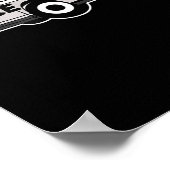 Politieagent voor cartoon Car Politieman Gift Poster (Hoek)