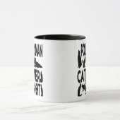 Politieagente houdt van katten mok (Midden)