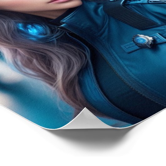 politieagente poster (Hoek)