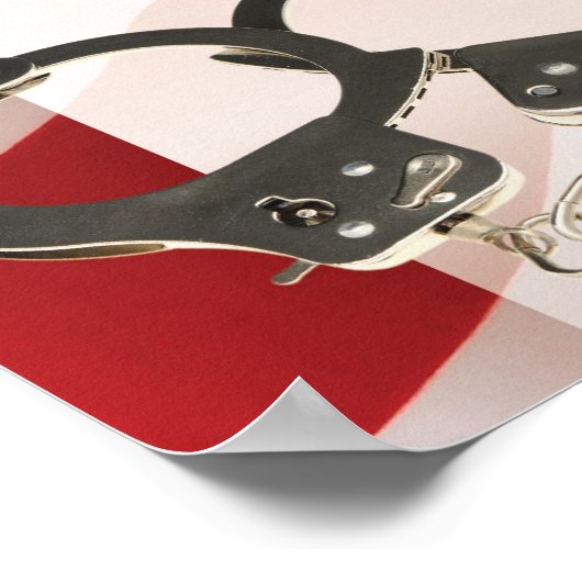 Politieagenten bidden poster (Hoek)