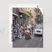 Politieagenten, fietsers en voodoo briefkaart (Voorkant / Achterkant)