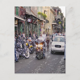 Politieagenten, fietsers en voodoo briefkaart