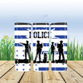 Politieagenten, K9 Politie, blauw en wit Thermosbeker