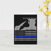 Politieagenten Memorial Day _ Het eren van de Kaart (Gele Bloem)