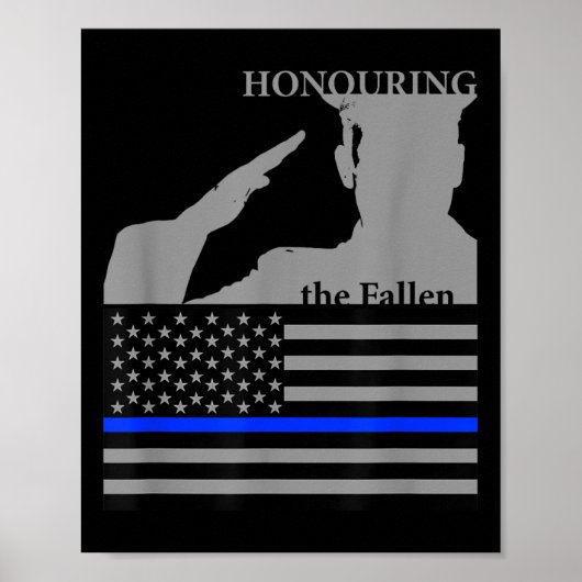 Politieagenten Memorial Day _ Het eren van de Poster (Voorkant)