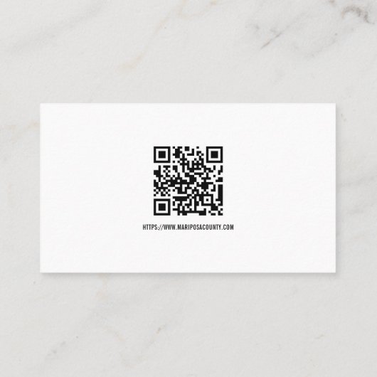 Politieambtenaar Afdeling Wetshandhaving QR-code Visitekaartje (Achterkant)