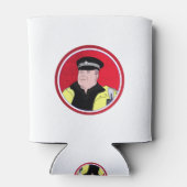 Politieambtenaar Blikjeskoeler (Achterkant)