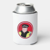 Politieambtenaar Blikjeskoeler (Blikje Achterkant)