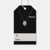 Politieambtenaar Cadeaulabel (Voorkant)