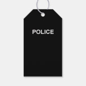 Politieambtenaar Cadeaulabel (Achterkant)