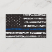 Politieambtenaar | De vlag van de politie van de T Visitekaartje (Achterkant)