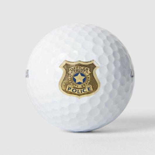 Politieambtenaar Golfballen (Voorkant)