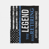 Politieambtenaar met bevoegdheid tot terugbetaling fleece deken (Voorkant)