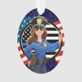 Politieambtenaar Ornament (voorkant)