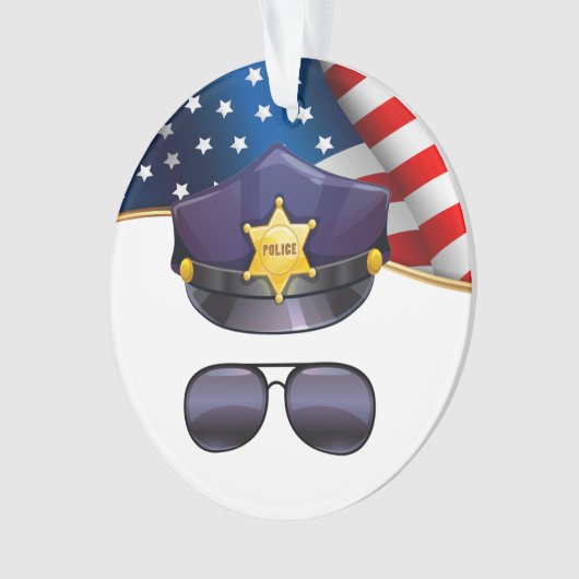 Politieambtenaar Ornament (voorkant)