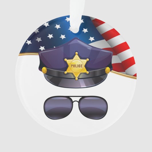 Politieambtenaar Ornament (voorkant)