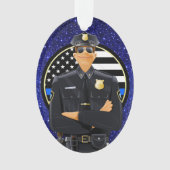 Politieambtenaar Ornament (voorkant)