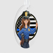 Politieambtenaar Ornament (voorkant)