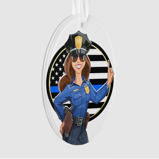 Politieambtenaar Ornament (voorkant)