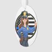 Politieambtenaar Ornament (voorkant)