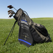 Politieambtenaar | Service Jubileum Black Golfhanddoek (Groen)