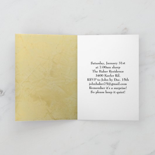 Politieambtenaar Verpleegdag uitnodiging (Binnen)