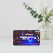 Politieambtenaar Visitekaartje (Staand voorkant)