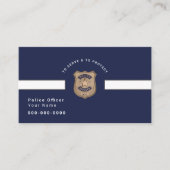 Politieambtenaar Visitekaartje (Voorkant)