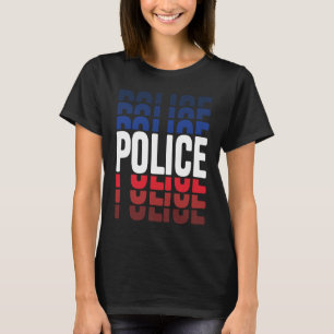 Politieambtenaar wetshandhavingspolitie t-shirt
