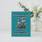 Politieambtenaren Briefkaart (Staand voorkant)