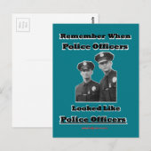 Politieambtenaren Briefkaart (Voorkant / Achterkant)