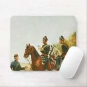 Politieambtenaren op een inspectietour muismat (Met muis)