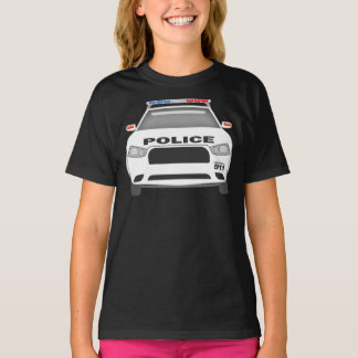 Politieauto 911 Shirt voor jeugdmeisjes