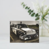 politieauto briefkaart (Staand voorkant)