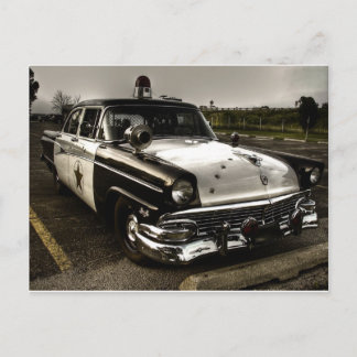  politieauto briefkaart